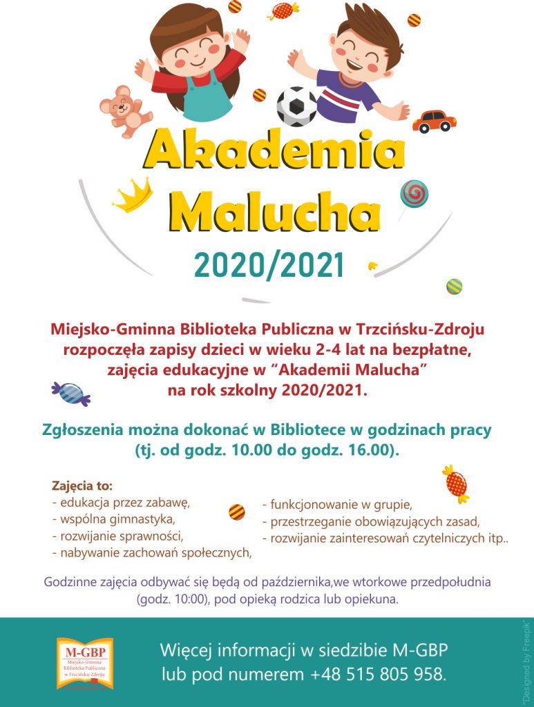 Plakat - Akademia Malucha 2020/2021