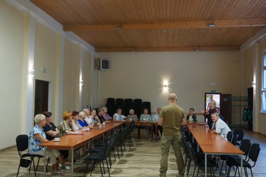 Spotkanie dotyczące bezpieczeństwa seniorów