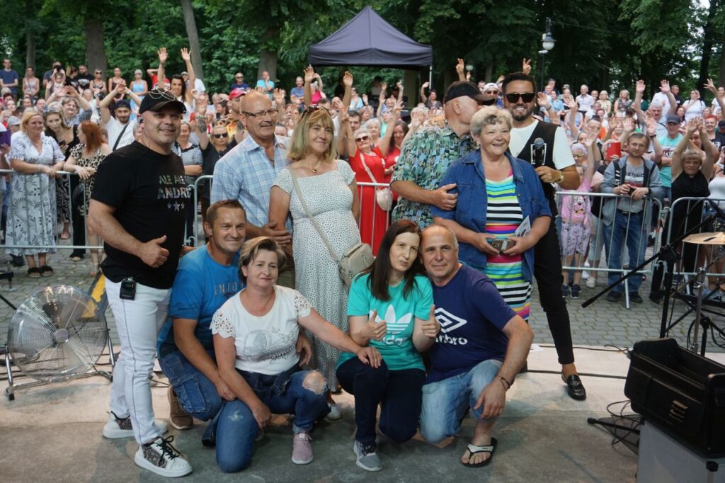 koncert, Andre, scena, mury, śpiew, widownia
